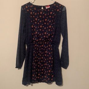 Yigga Long Sleeve Mini Dress